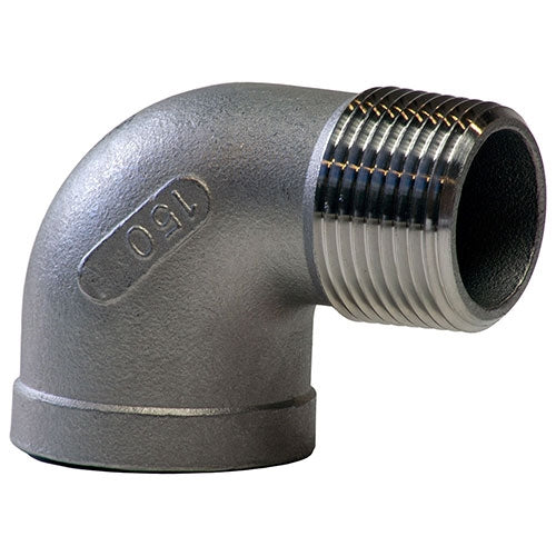 K603-32 - 2" Threaded 90 Degree Street Elbow, 316 Stainless Steel