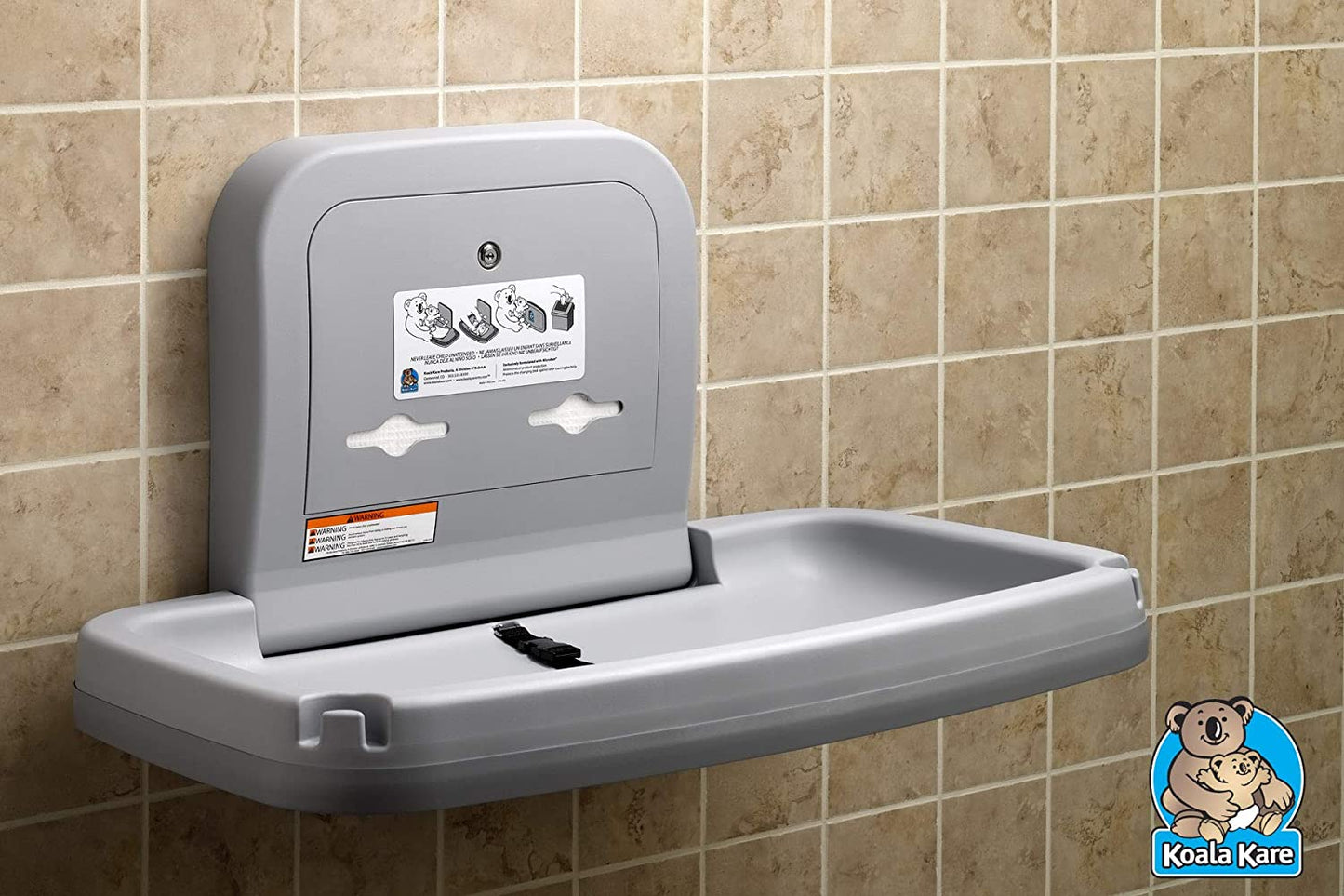 Horizontal Wall Mounted Baby Changing Station