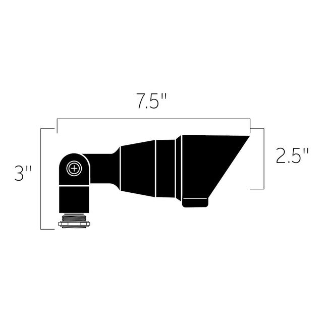 Kichler 15374BKT - 12V Landscape Mini Accent Light in Textured Black (MR-16 Bulb Required)