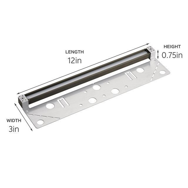 16102AZT30 - Ledge and Rail Hardscape Accent Light - 12v, Textured Architectural Bronze, LED