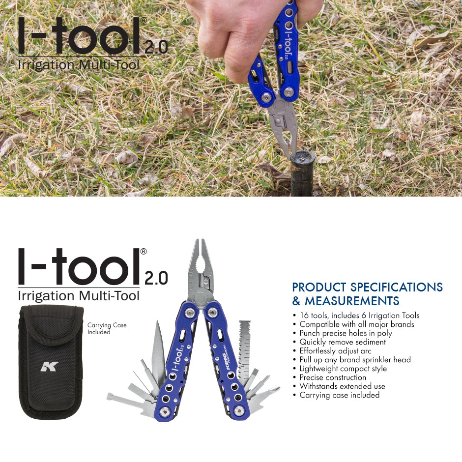 King Innovation 46600 - 16 Tool Irrigation Multi-Tool