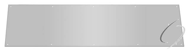 KP1034U32D Kick Plate 10" x 34" S/S; Satin Stainless Steel Finish