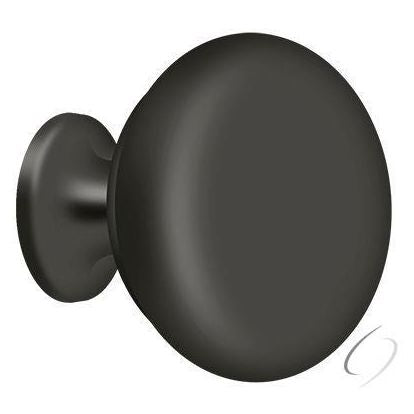 KR114U10B Knob Round Solid; Oil Rubbed Bronze Finish