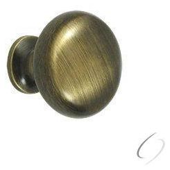 KRH114U5 Knob Round Hollow; Antique Brass Finish