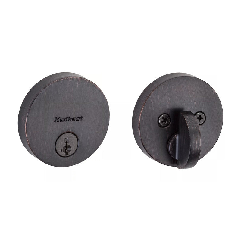 Kwikset 258RDT - Uptown Single Cylinder SmartKey Deadbolt