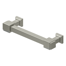 SBP35U19 Modern Square Bar Cabinet Pull with 3-1/2" Center to Center Black Finish