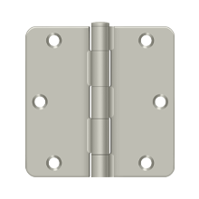 S41/4058USPWR-S Right Hand 4" x 4-1/4" x 5/8" Radius x SQ Hinge; Security Stud; Prime Coat W