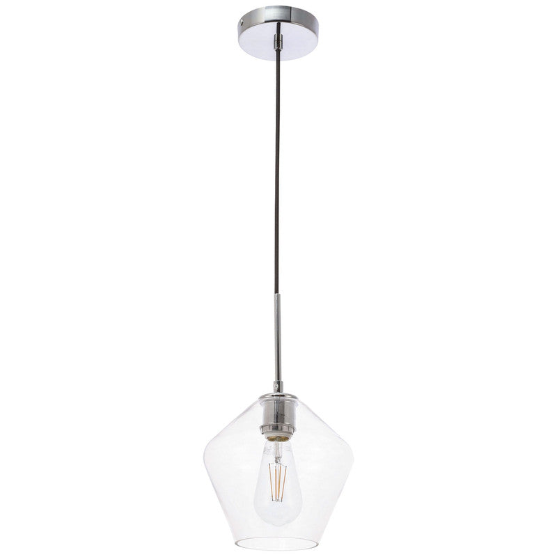 Elegant Lighting Gene 1 Light 8" Pendant
