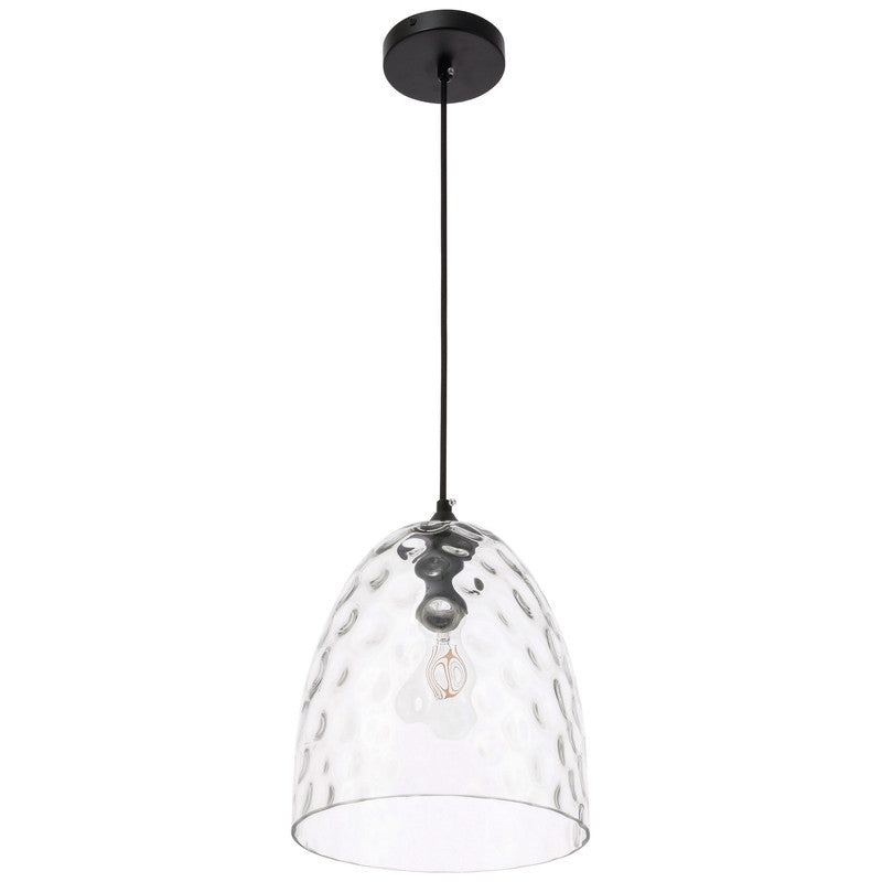 Elegant Lighting Gibson 1 Light 10" Pendant