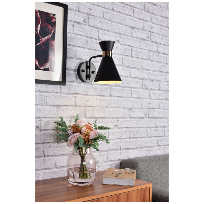 Elegant Lighting Halycon 1 Light 11" Wall Sconce