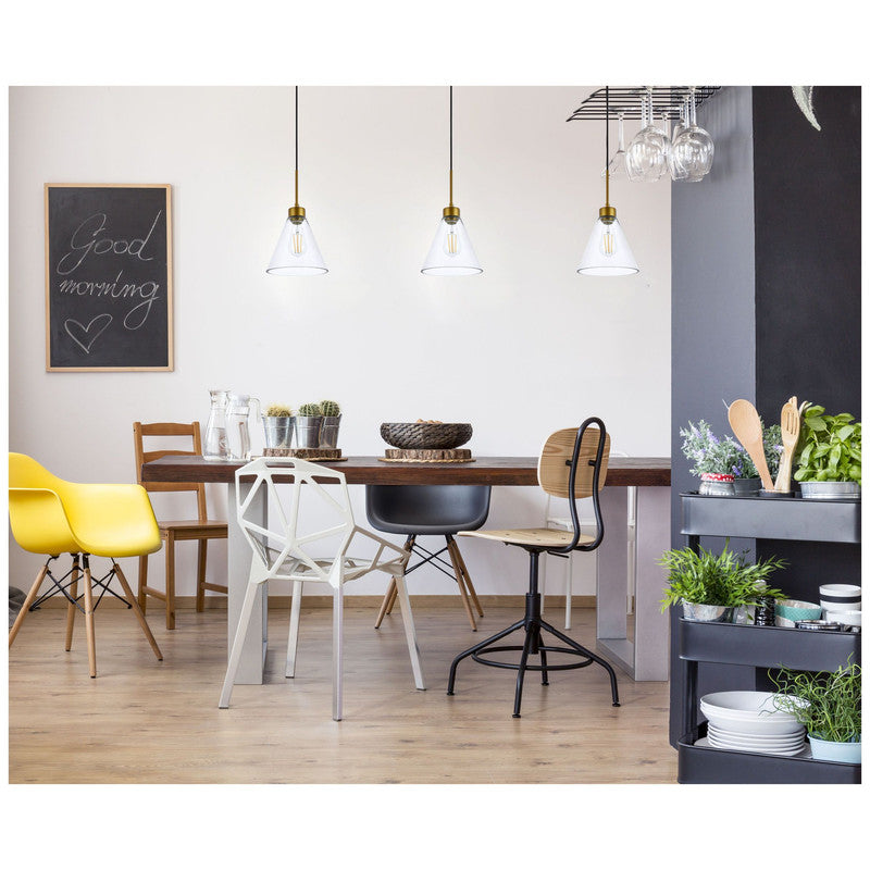 Elegant Lighting Mera 1 Light 8" Pendant