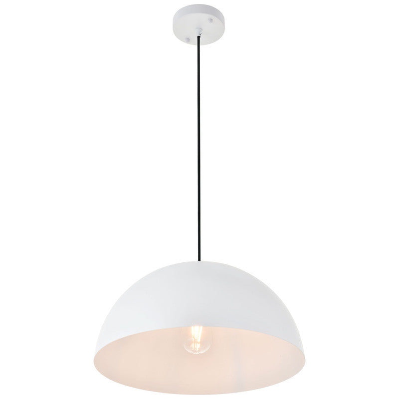 Elegant Lighting Forte 1 Light 16" Pendant