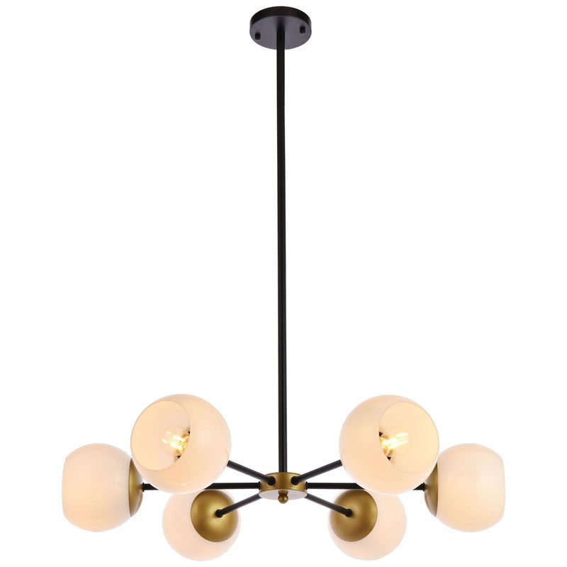 Elegant Lighting Briggs 6 Light 30" Chandelier