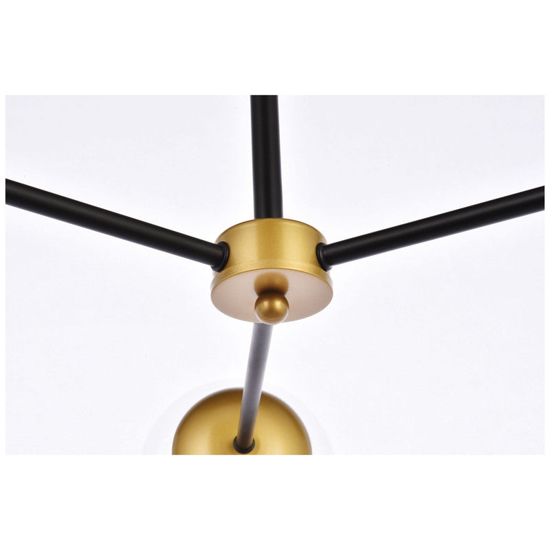 Elegant Lighting Briggs 3 Light 32" Chandelier