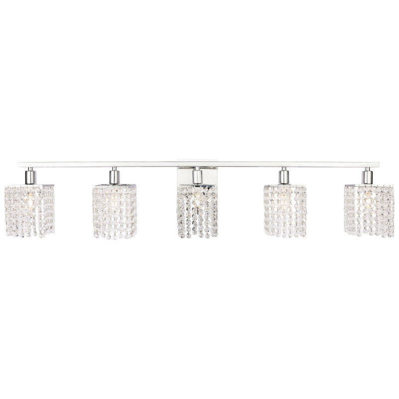 Elegant Lighting Phineas 5 Light 42" Vanity Light