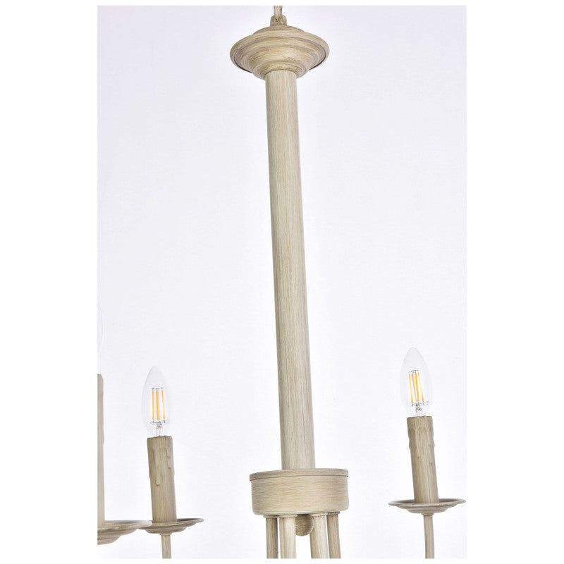 Elegant Lighting Brielle 6 Light 26" Chandelier