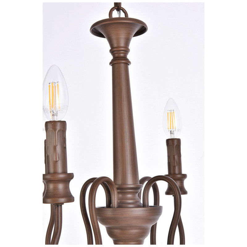Elegant Lighting Flynx 4 Light 14" Chandelier