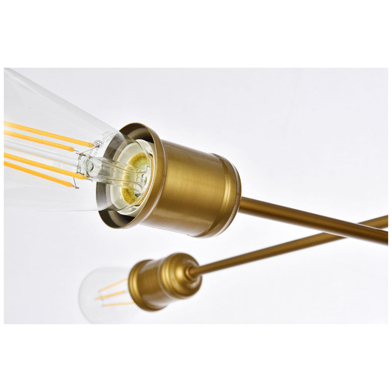 Elegant Lighting Xavier 6 Light 35" Chandelier