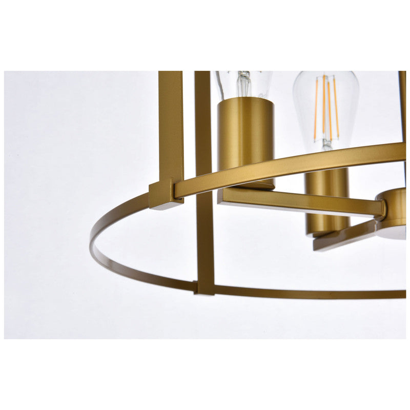 Elegant Lighting Agnys 4 Light 20" Chandelier