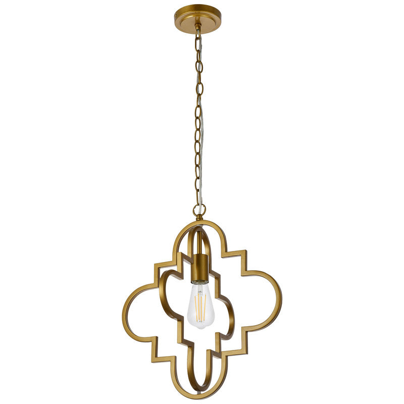 Elegant Lighting Sandara 1 Light 15" Pendant