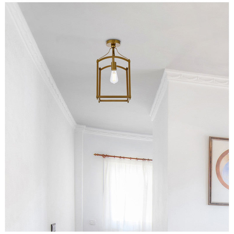 Elegant Lighting Janet 1 Light 10" Flush Mount