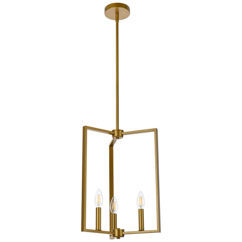 Elegant Lighting Vino 3 Light 14" Chandelier