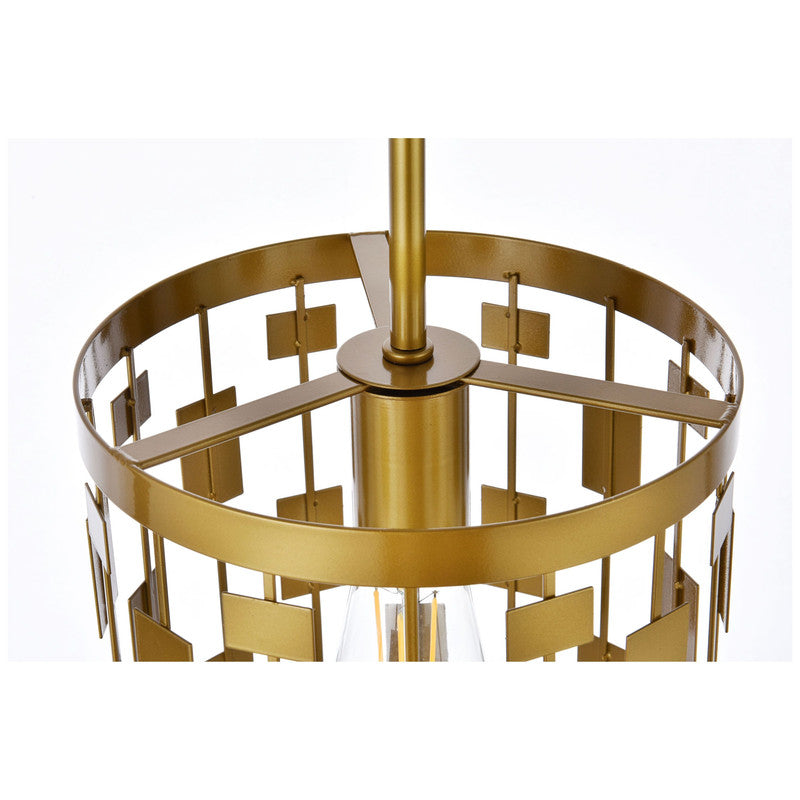 Elegant Lighting Levante 1 Light 10" Pendant