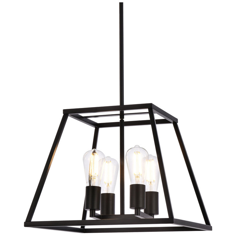 Elegant Lighting Declan 4 Light 16" Chandelier