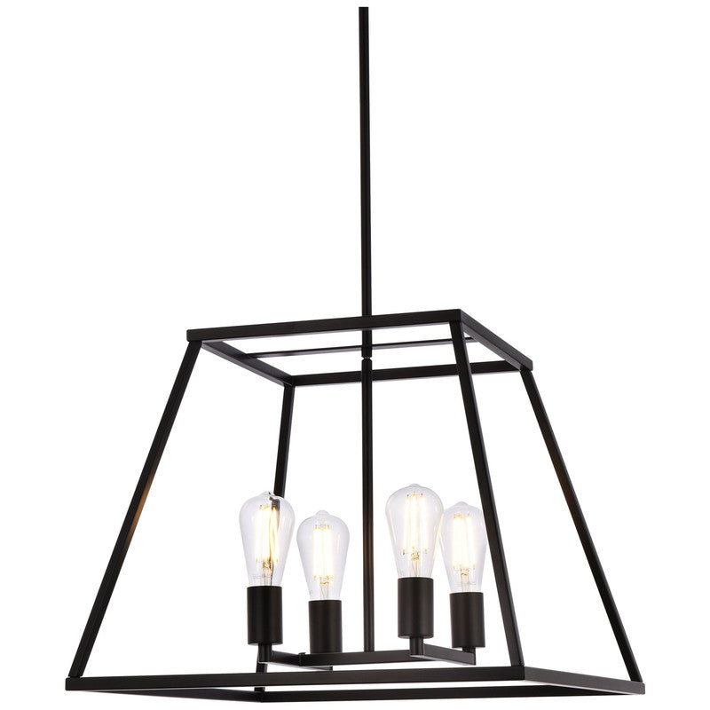Elegant Lighting Declan 4 Light 20" Chandelier