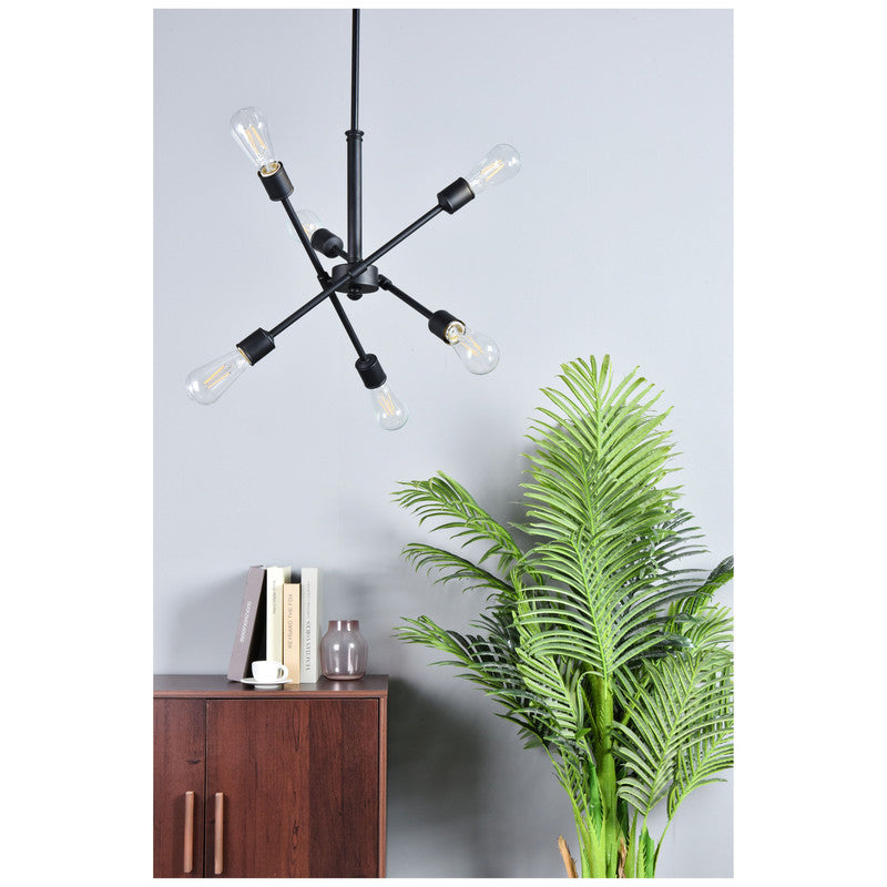 Elegant Lighting Axel 6 Light 17" Chandelier