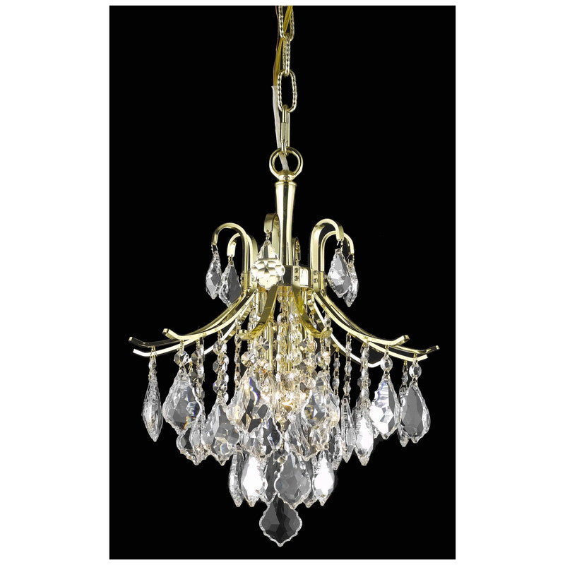Elegant Lighting Amelia 3 Light 12" Pendant