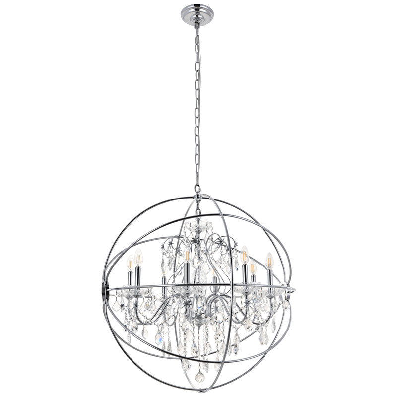 Elegant Lighting Cordelia 8 Light 32" Chandelier