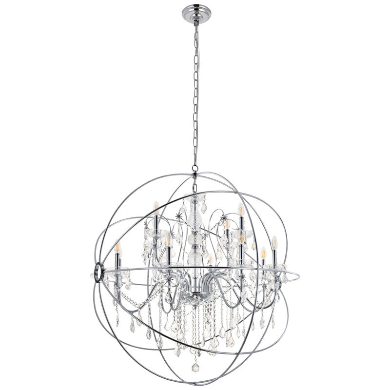 Elegant Lighting Cordelia 12 Light 44" Chandelier
