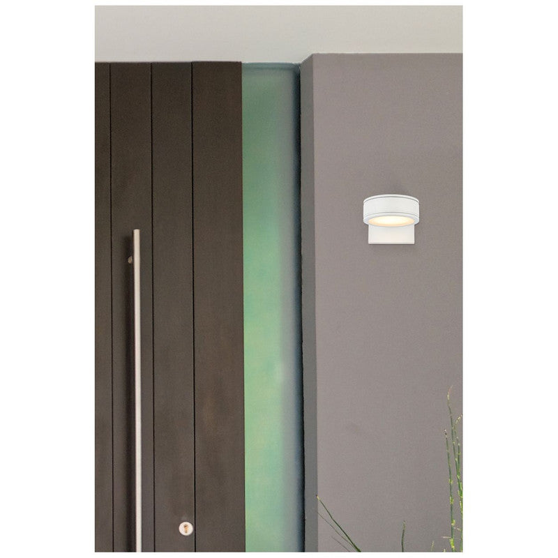 Elegant Lighting Raine 7" LED Outdoor Wall Sconce - LDOD4018