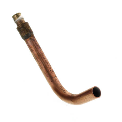 LF2875050 - ProPEX LF Copper Tub Ell, 1/2" PEX LF Brass x 1/2" Copper (3" x 6")