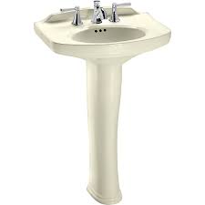 Toto LPT642.8#03 - Dartmouth 24-1/4" Pedestal Bathroom Sink with 3 Faucet Holes Drilled,8"Faucet Centers and Overflow-Bone