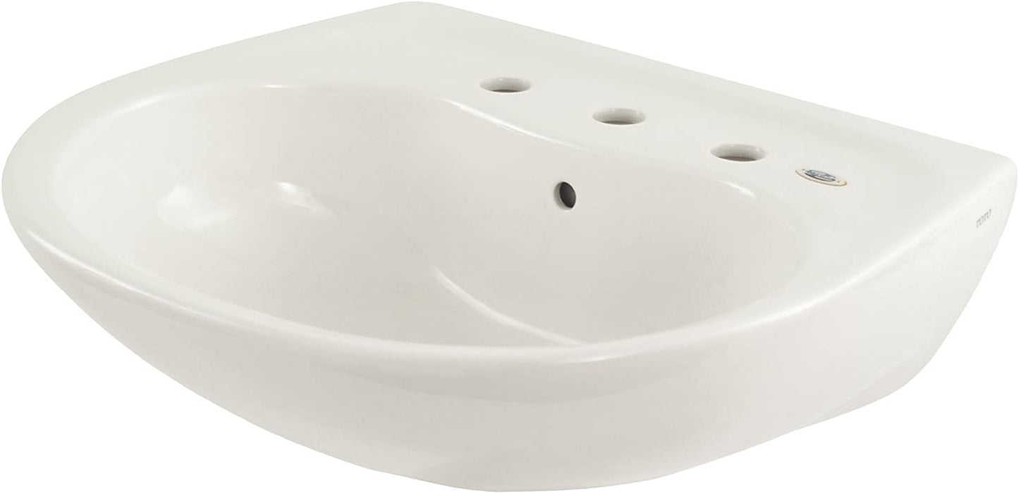 Toto LT241.8G#01 - Supreme 8" CTR CT Lavatory Inch Widespread- Cotton White