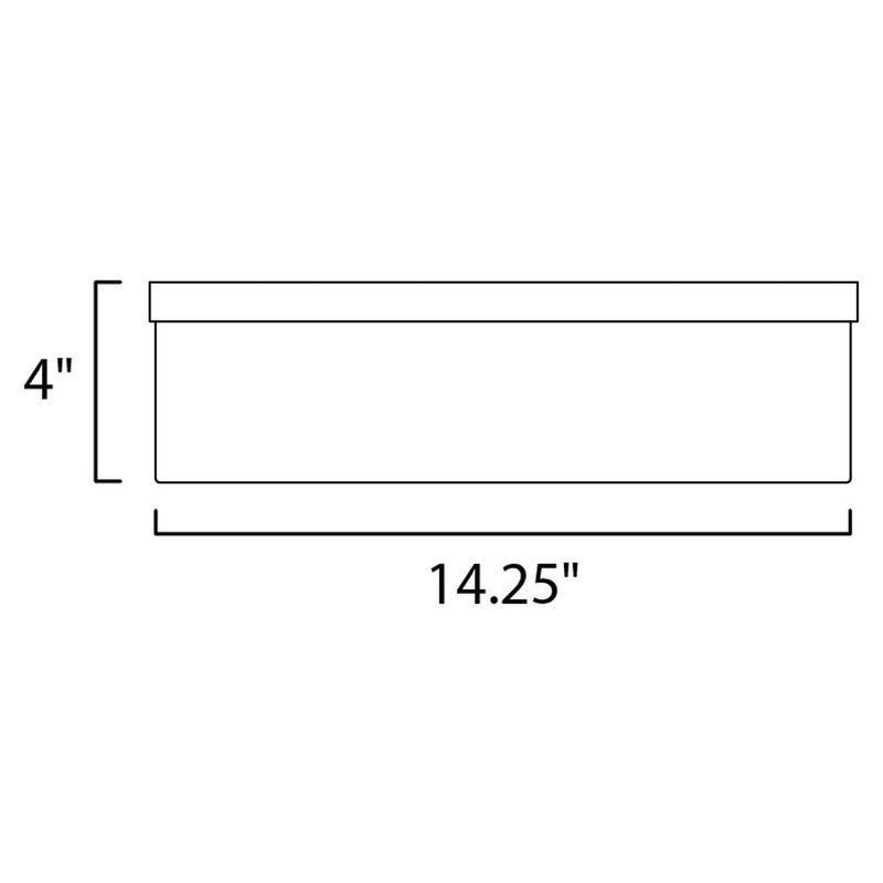 Maxim 14440DWBK - Franklin 2 Light 14" Flush Mount