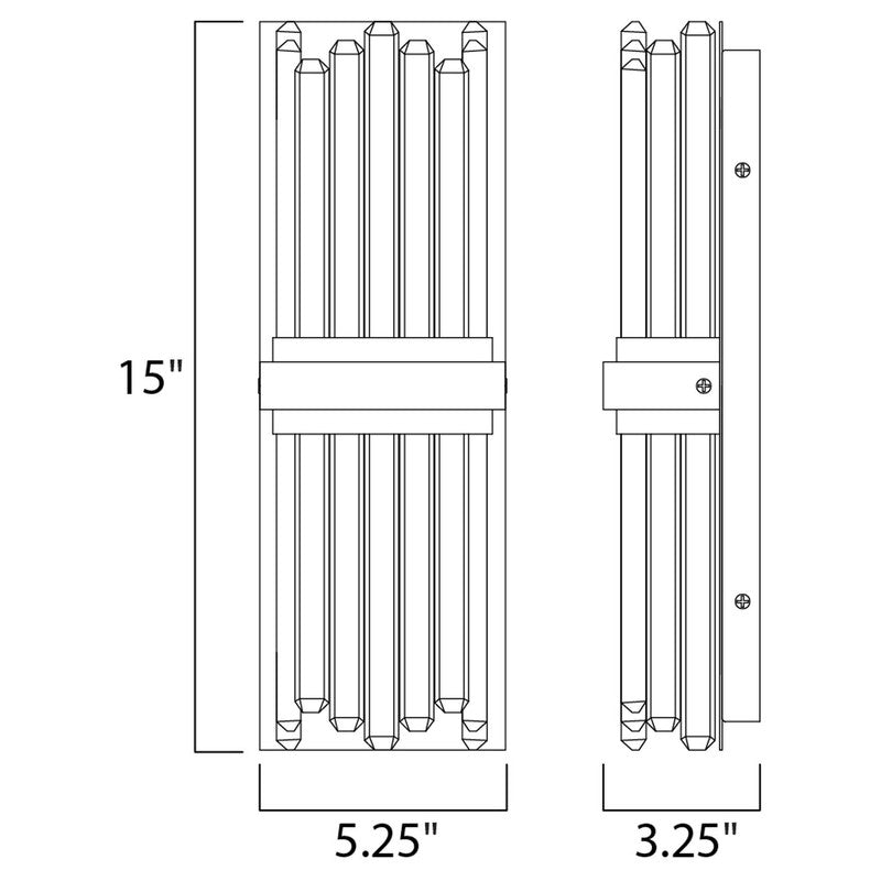 Maxim 20832CLPN - Unity 1 Light 15" Vanity Light