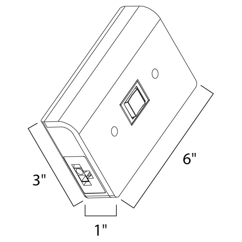 Maxim 53838BK - CounterMax MX-LD-AC 4" Junction Box
