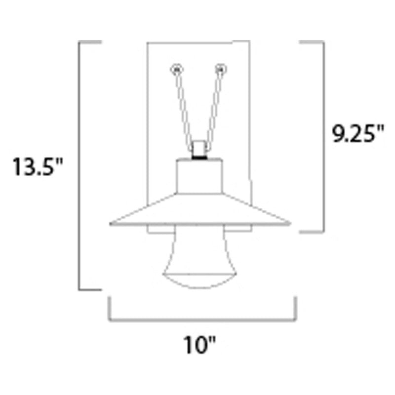 Maxim 54362CLABZ - Civic 1 Light 14" Wall Sconce