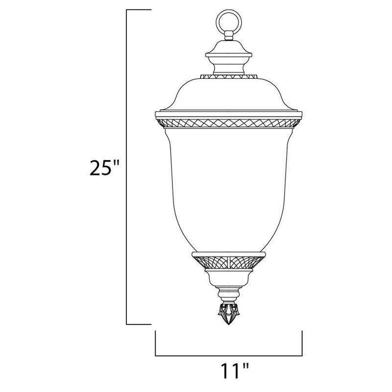 Maxim 55427WGOB - Carriage House LED 1 Light 25" Pendant