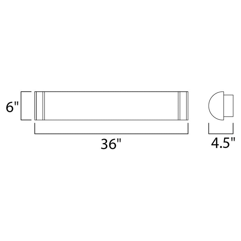 Maxim 55535WTSN - Linear 1 Light 36" LED Vanity Light