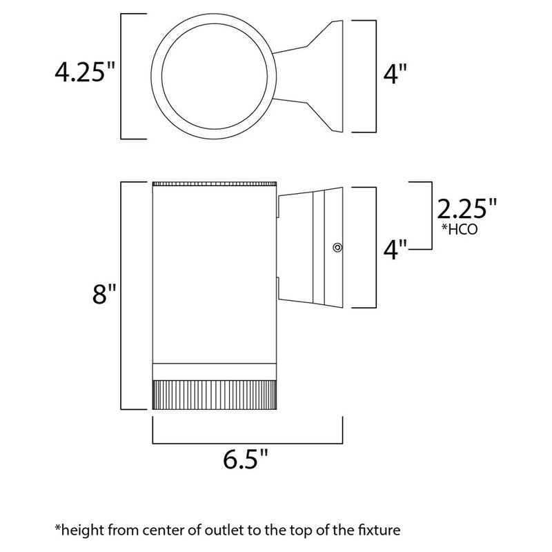 Maxim 6110ABZ - Lightray 1 Light 8" LED Wall Sconce