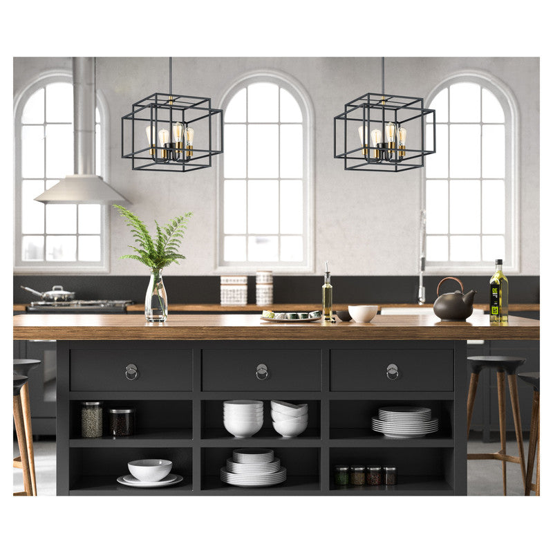 Maxim 10246BKSBR - Liner 1 Light 13" Pendant