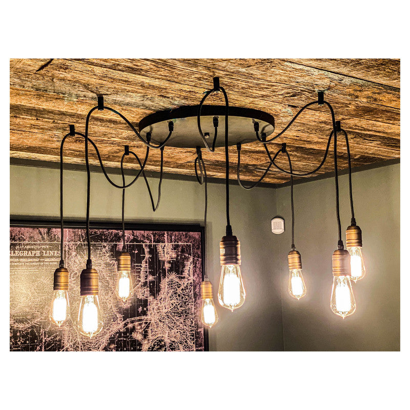 Maxim 12128BKAB - Early Electric 8 Light 16" Pendant