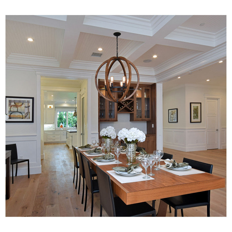 Maxim 20917APAR - Bodega Bay 5 Light 23" Chandelier