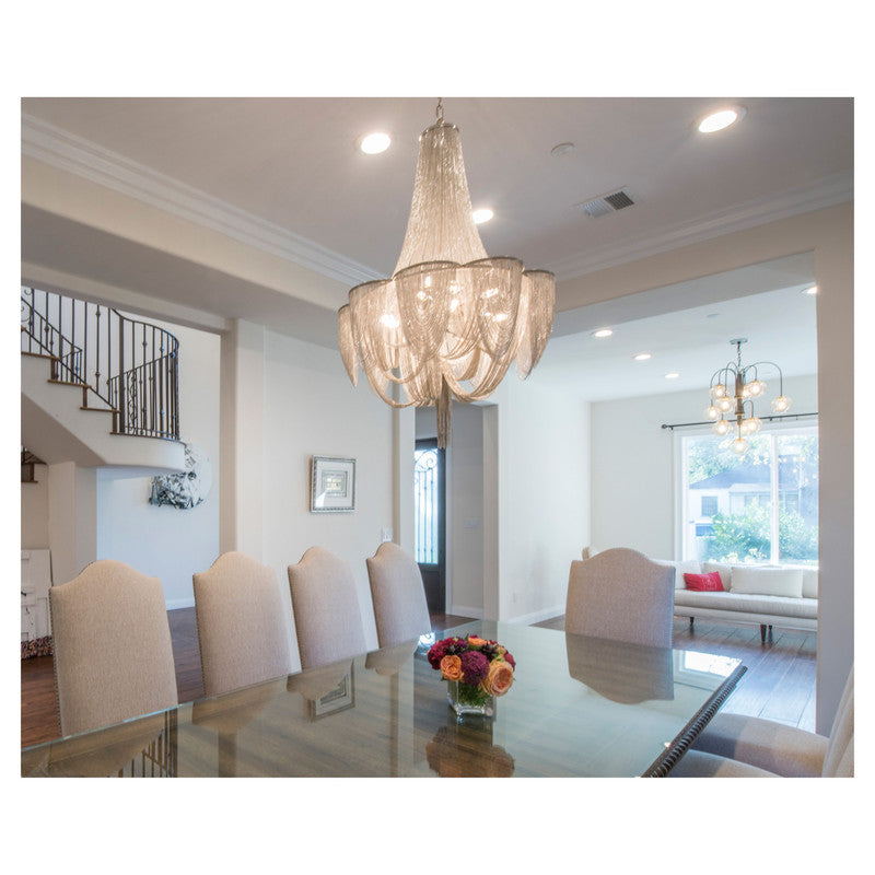 Maxim 21466NKPN - Chantilly 12 Light 43" Chandelier