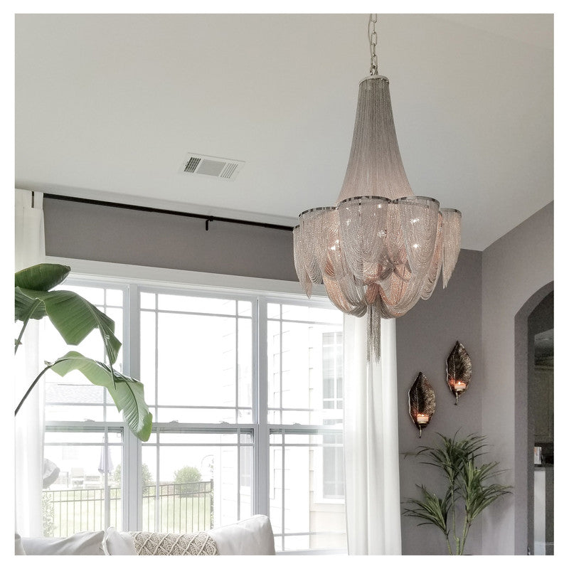 Maxim 21467NKPN - Chantilly 14 Light 55" Pendant