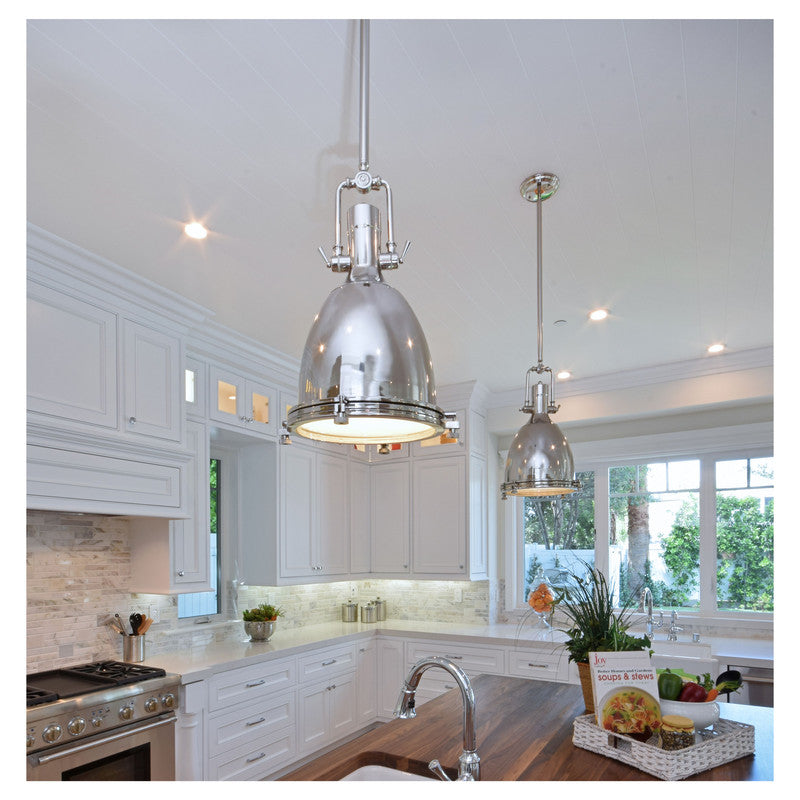 Maxim 25104FTBZ - Hi-Bay 1 Light 24" Pendant